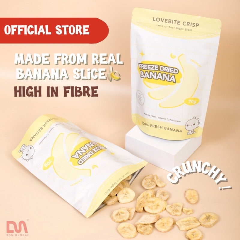 Lovebite Freeze Dried Banana 70g