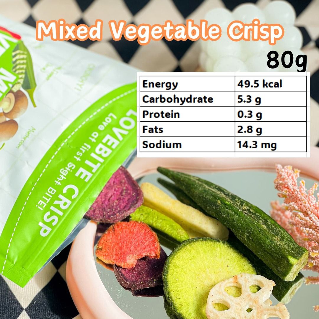Lovebite Freeze Mixed Vegetable Crisp 80g